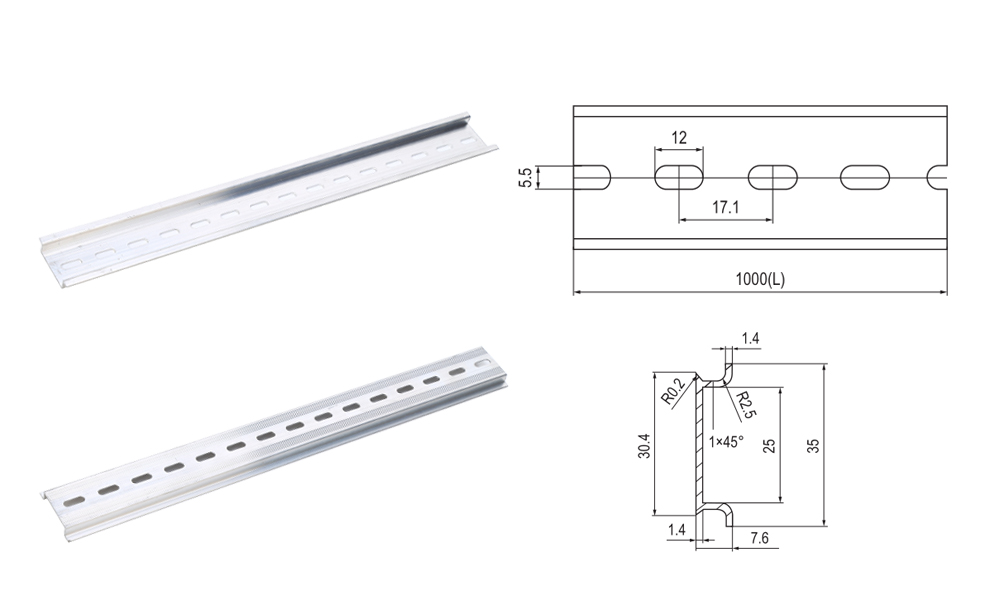 Gu&iacute;a de ferrocarril de aluminio de oxidaci&oacute;n 详情 页 说明