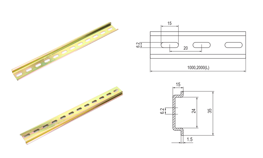 Gu&iacute;a de ferrocarril de acero GK-1500 详情 页 说明